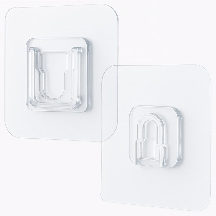 Suporturi autoadezive universale - 10 buc - Transparent