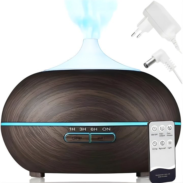 Umidificator de Aer AB-39166 - Maro inchis / Alb