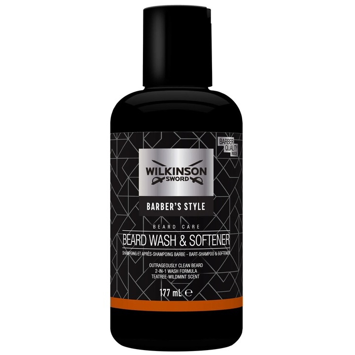 Wilkinson Sword Barber's Style For Men Beard Wash & Softener 177ml
