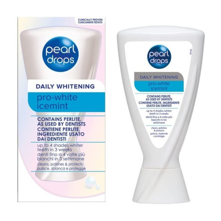 Pasta de Dinti, Pearl Drops, Advanced Whitening, Albire Avansata, Indepartare Pete, Stralucire, 50 ml