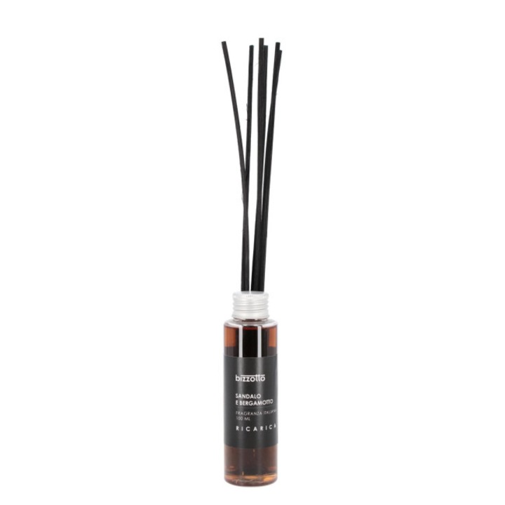 Szobai parfüm szantálfa, bergamott aroma Ø3, 5x13h, 100 ml