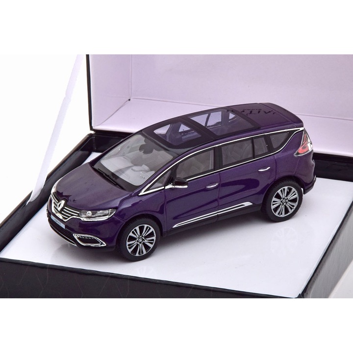 Machetă auto Renault Initiale Espace 2014, violet metalizat, 8x4x3cm