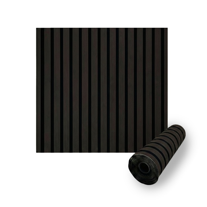 Tapet autoadeziv 3D NEXTLY, imitatie lemn wenge, grosime 5 mm, 58x300cm