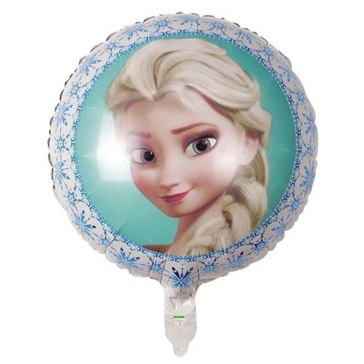 Balon folie, Elsa, 45 cm, Decor Petrecere Copii, Folie Rezistenta, Umflare Aer sau Heliu, WOW Shop