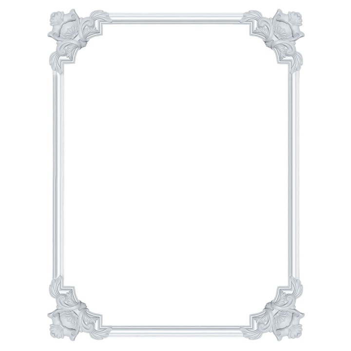 Set chenar decorativ perete, HCR 518-2 din polimer rigid si poliuretan