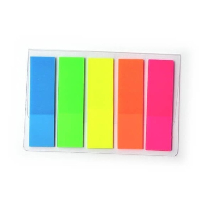 Notite adezive color - Text index, set 5 bucati