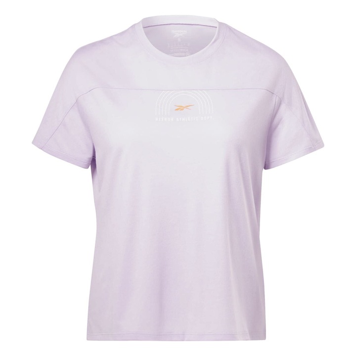 Tricou Dama, Reebok, Supremium Tee, Mov Deschis 2610, Mov deschis, S