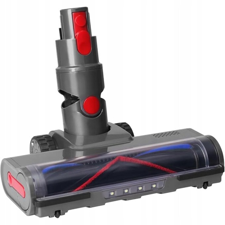 Perie de schimb pentru aspirator Bedee, compatibila cu Dyson V7 V8 V10 V11 V15, gri si rosu, 255x120mm, set