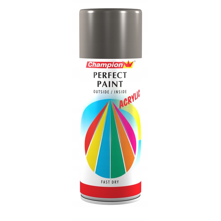 Vopsea spray Champion 400ml, gri