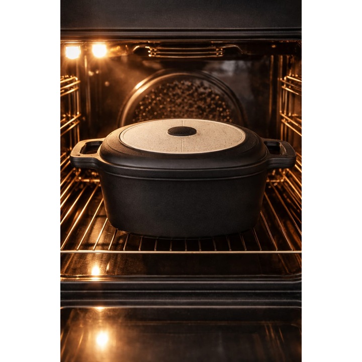 Set oala gatire, prajire, abur, grill, 5 piese, calitate germana, compatibil toate plitele