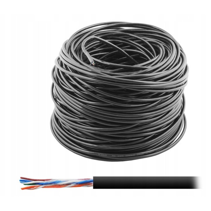 Cablu UTP LTC 5e, 100m, negru