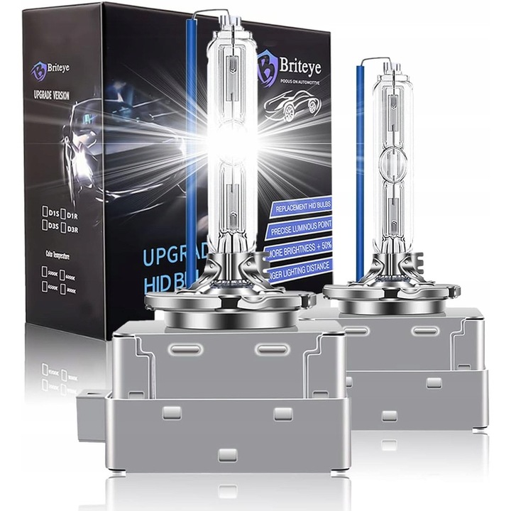 Becuri Xenon D1S 6000K XSTORM, 3200lm, set 2 bucati