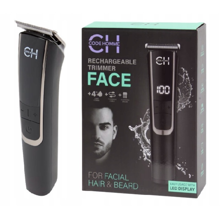 Aparat de tuns Code Homme, 4 nasadki, set