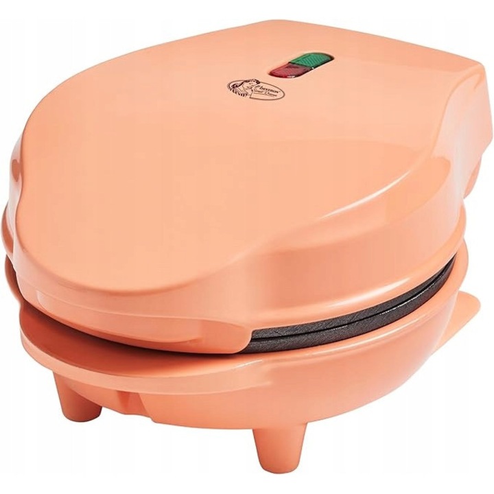 Мини гофретник Bestron, 550 W, оранжев, 10 см, комплект за приготвяне на десерти