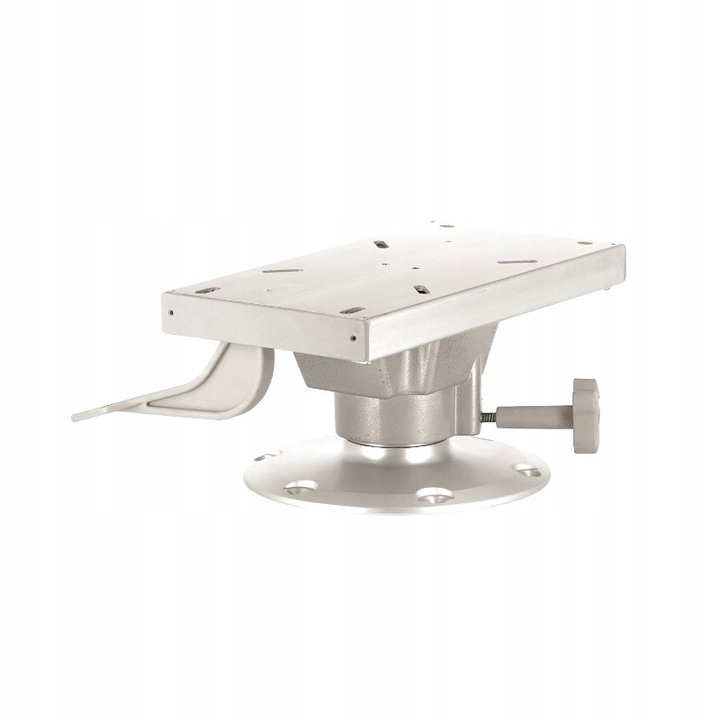 PODSTAVA FOTEL OBROTOVA CU PROVADNICA, 228mm, 153mm, aluminiu anodizat, set