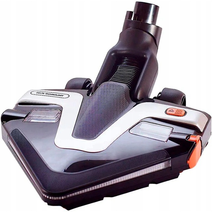 Perie de aspirator Rowenta Air Force Serenity, neagra, cu iluminare LED, set de accesorii