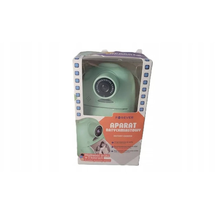 Фотоапарат за моментни снимки Forever, модел Natychmiasowy, зелен
