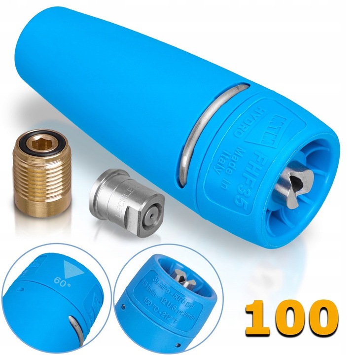 Set accesorii spumare MTM FHF35 + duza Lechler 100, 1/4", 350Bar, 100C, 45l/min