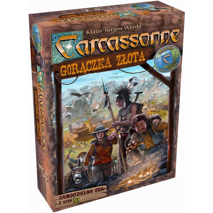 Настолна игра Carcassonne: Златна уста, комплект, PL версия