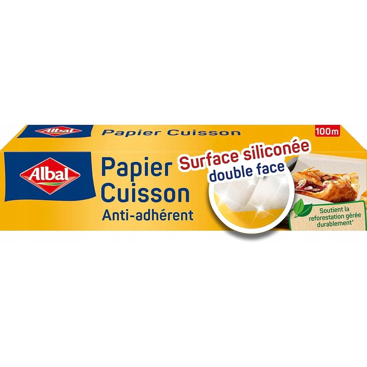Folie de copt ALBAL 100x38 cm, strat antiaderent