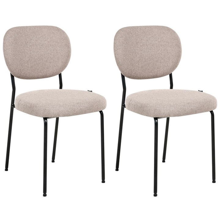 Étkezőszék kétdarabos szettben Loleta Világosbarna