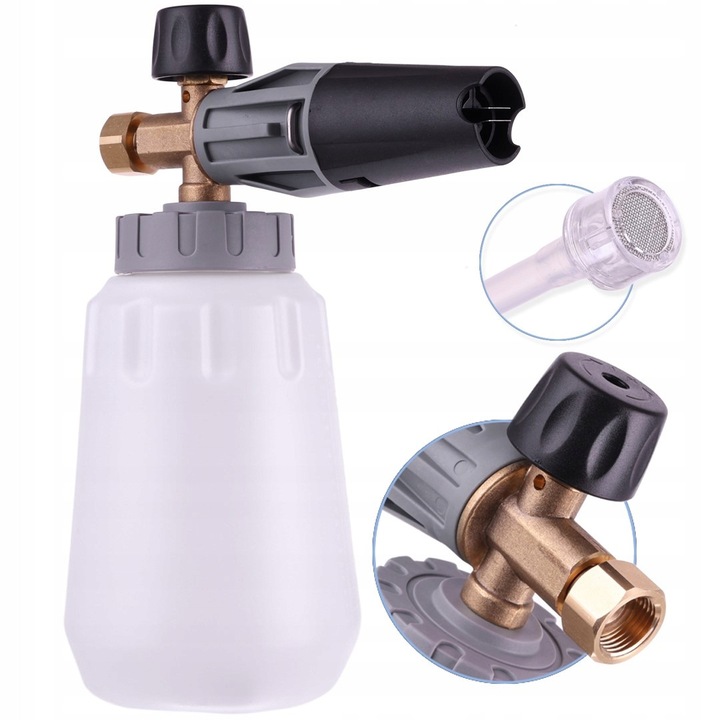 Pianownica TECHKAR MagicFOAM 1L, compatibila Karcher HD/HDS, reglaj unghi, multicolor