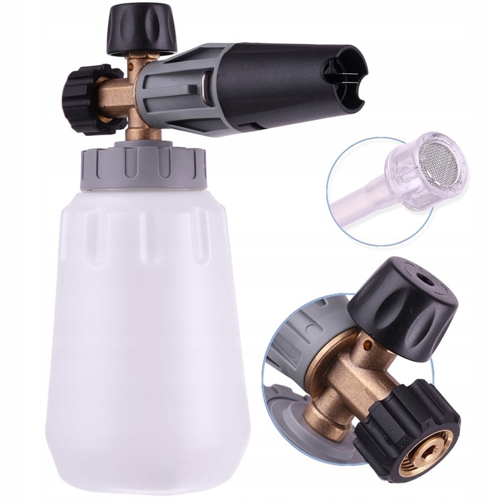 Pianownica MagicFOAM 1L pentru Karcher HD/HDS, gwint M22, reglaj unghi, plastic