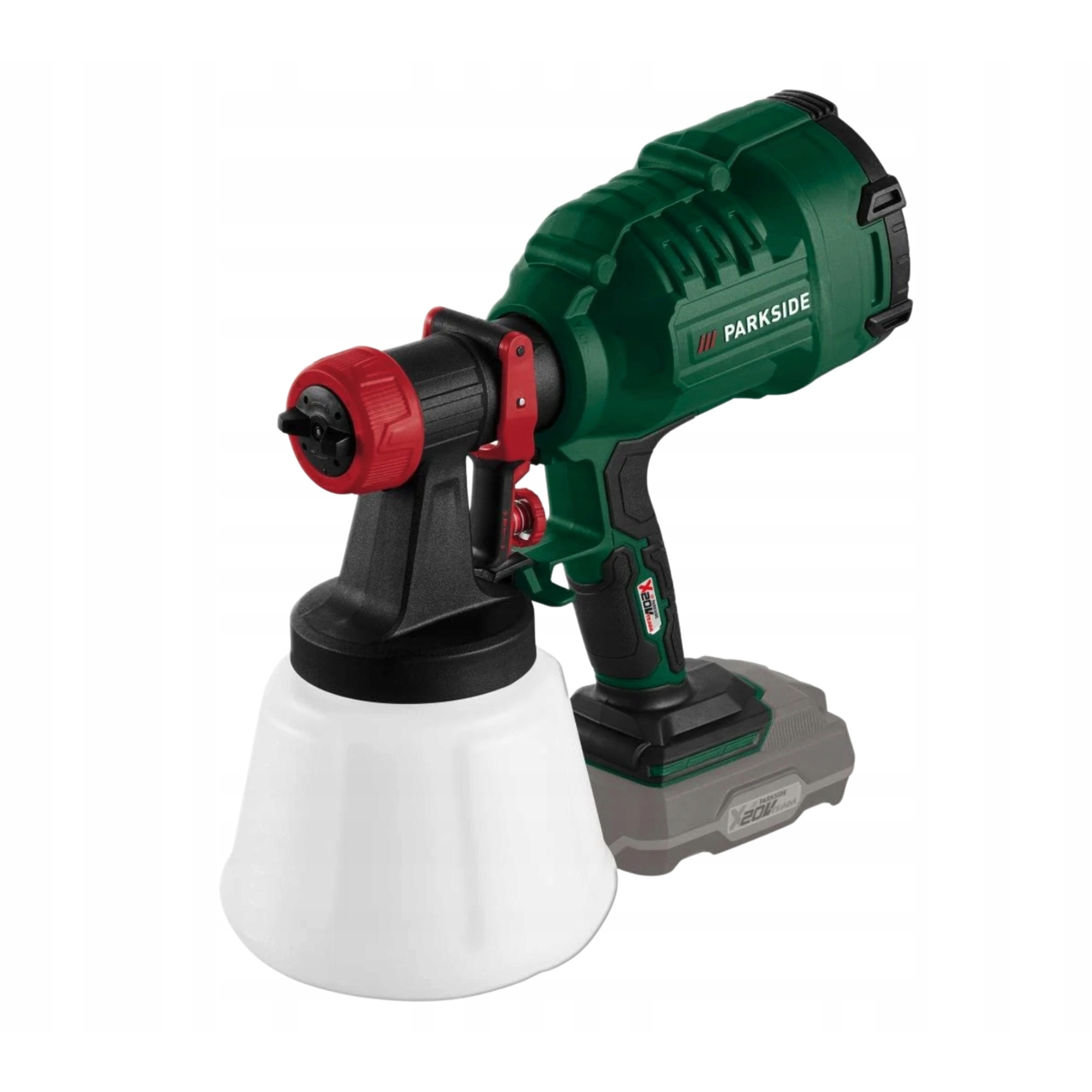 Pistol de vopsit cu acumulator Parkside PFSA 20-Li B2, 1200 ml, 4