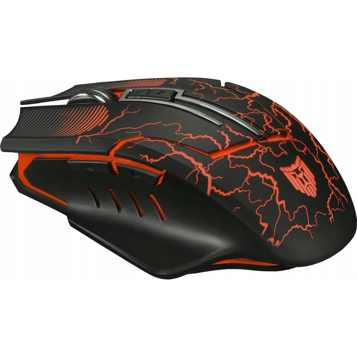 Mouse gaming, Liocat, MX 667C, 6 butoane, iluminare LED, 1200-3200 DPI, cablu 1,8m