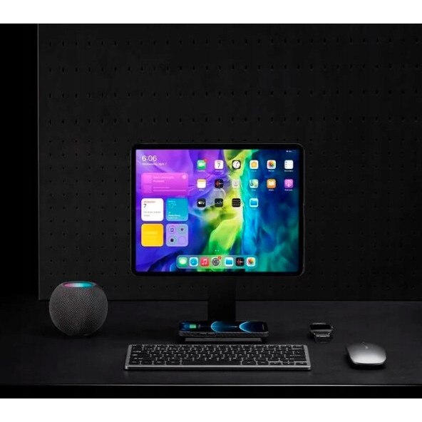 Etui de protectie MagEZ pentru iPad Pro 11" 2021/22, material din fibra aramidica, negru/albastru, ultracompact