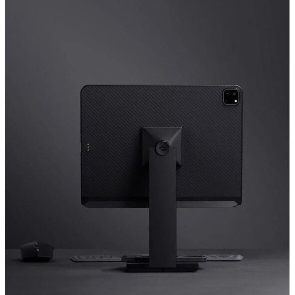 Etui de protectie MagEZ pentru iPad Pro 11" 2021/22, material din fibra aramidica, negru/albastru, ultracompact
