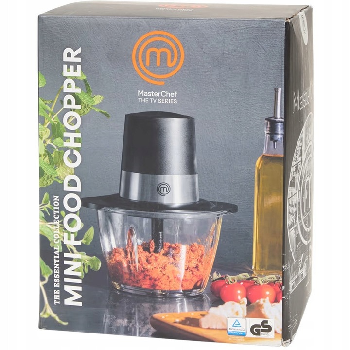 Minimlynek electric Masterchef 300W, rozdrabnire, compact, roz