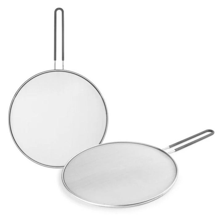 Capac anti-stropire Ibili, otel inoxidabil, 25 cm, argintiu