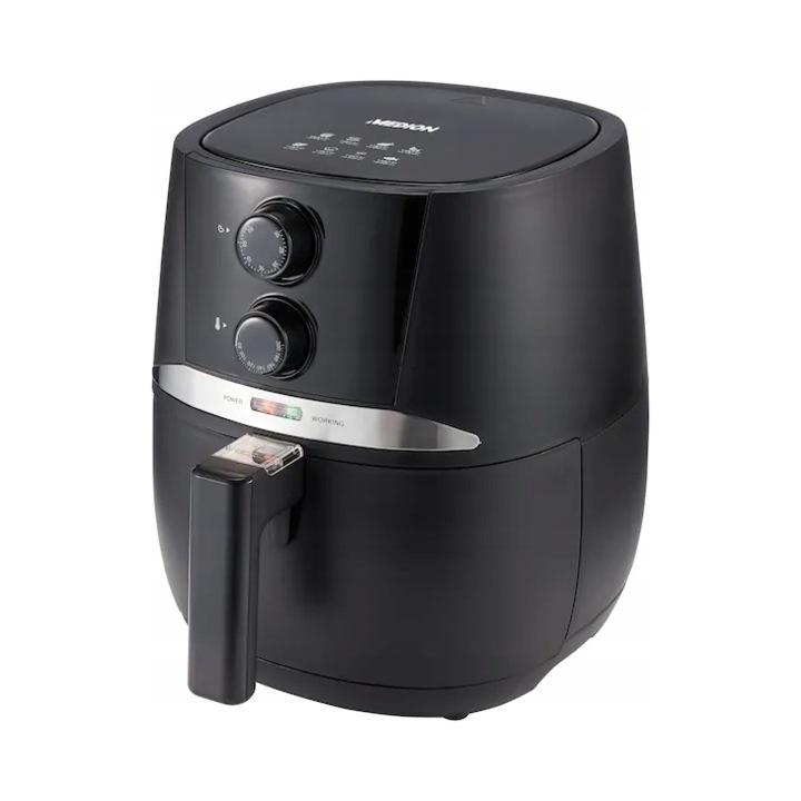 Friteuza fara ulei MEDION MD10711, 1400W, 3,2L, 27,1x27,1x30,6cm