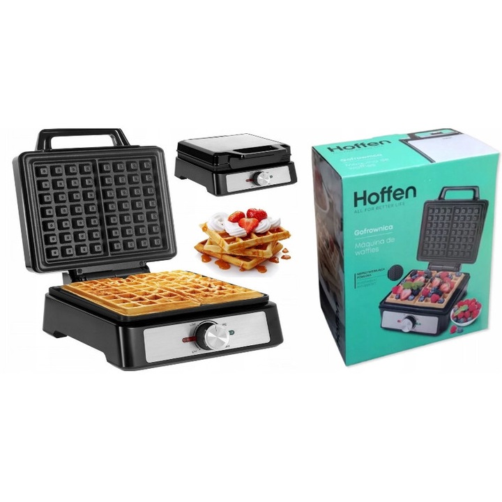 Машина за гофрети Hoffen GOFROWNICA 1600 W сребрист/сив