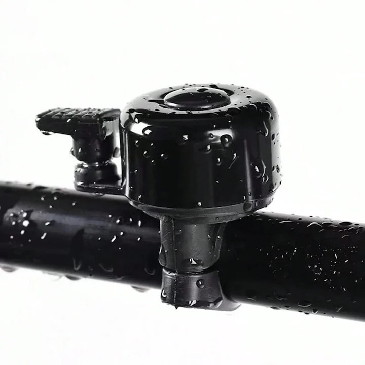 Sonerie de bicicleta, neagra, universala, mini, Dactylion®