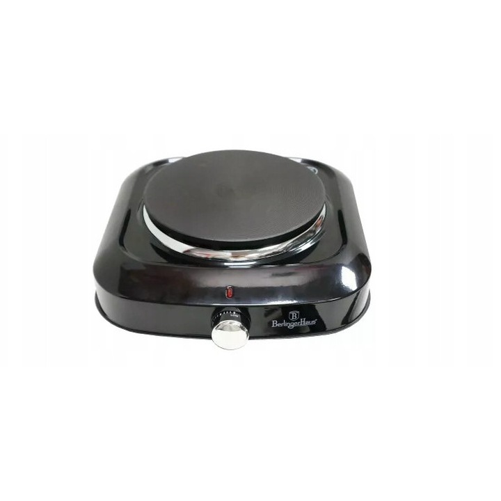 Електрически туристически котлон BerlingerHaus 1500W, 18,5 см, компактен, защита от прегряване