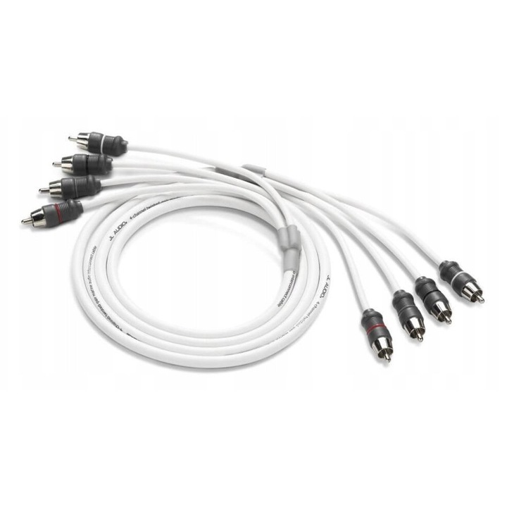 4 csatornás audio kábel 1,83m, tengeri audio, OFC réz konstrukció, tartozék készlet