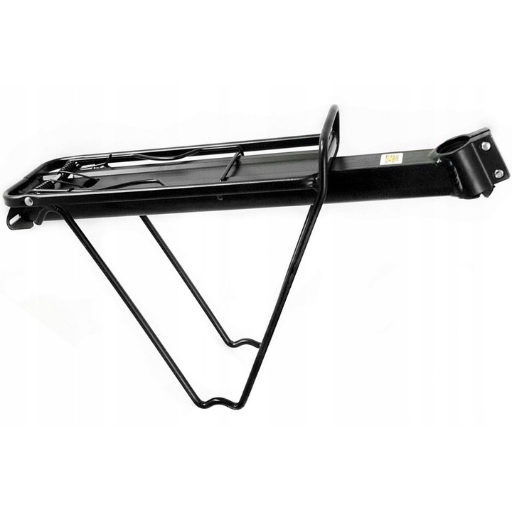 Jet kerékpár csomagtartó, gyors rögzítés, 46cm, 10kg, fekete, 24-29" kerekekhez