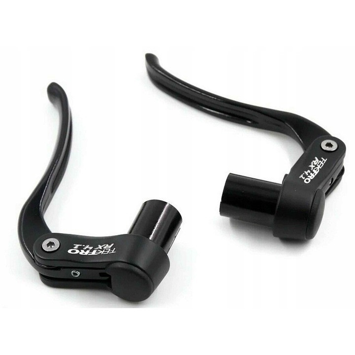 Комплект спирачни лостчета за велосипед Tektro RX 4.1, черен алуминий, за велосипед за време/триатлон, 19,6x20,6 мм