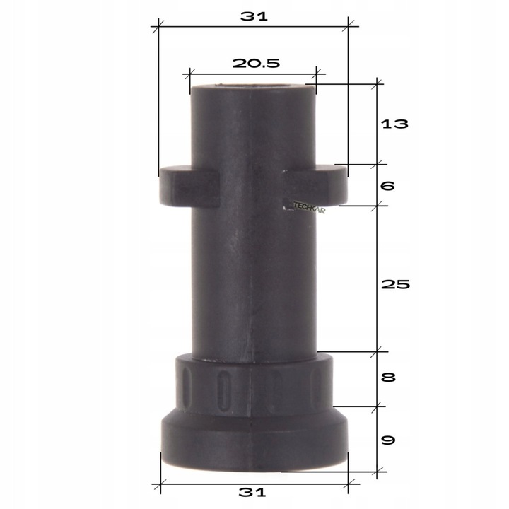 Pianownica 1L Schiuma, pentru aparate de spalat cu presiune Karcher K2-K7, cu racord bayonet, usor de umplut