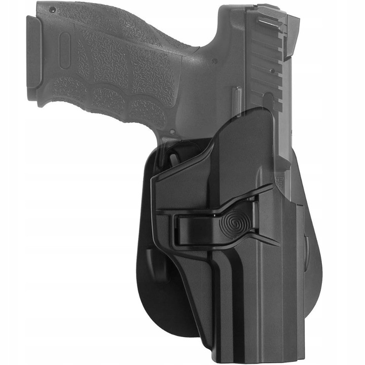Kabura pistol HK USP 9mm/.40 Full Size, polimer, montare reglabila 60, pentru dreptaci