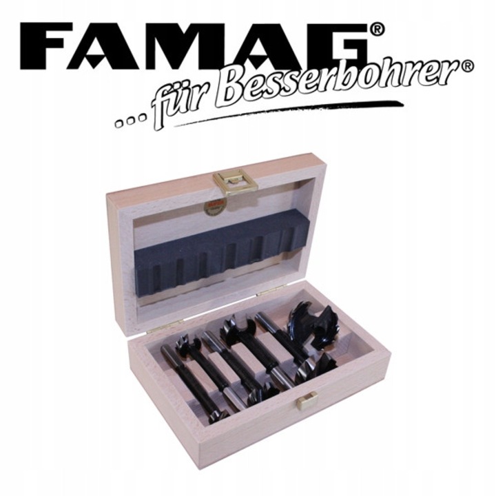 BORMAX 1622.606 6 db-os fúrókészlet, 15x40mm, ötvözött acél, fához