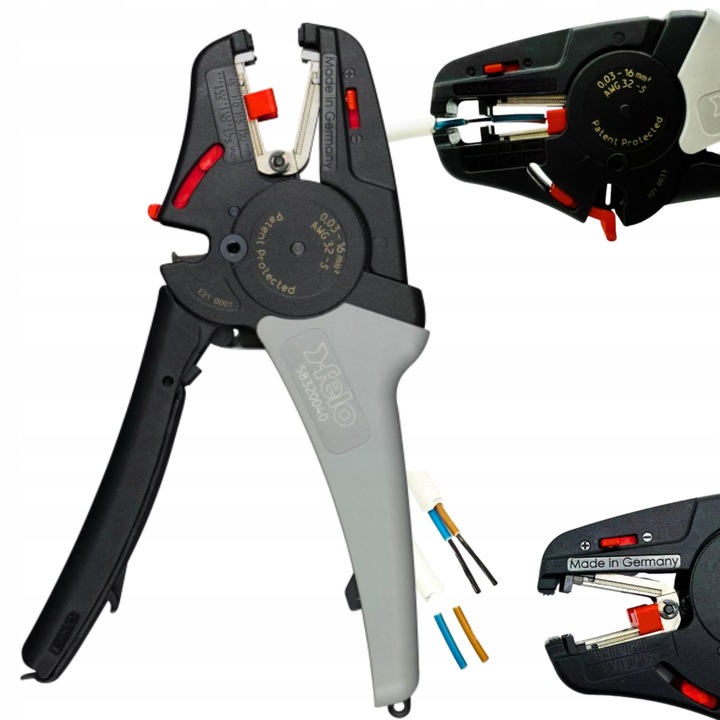 Csupaszító fogó, FL58320040, 0,03-16mm, 202mm, 195g