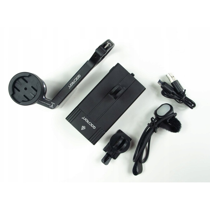 Lampa bicicleta Gaciron V7D-1000, 1000 Lumen, montaj pe ghidon, set cu cablu USB si suport