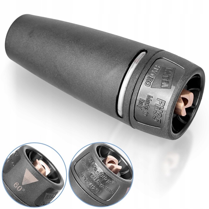 Glowica spumanta MTM FH35 M18, 350Bar, 100C, 45l/min