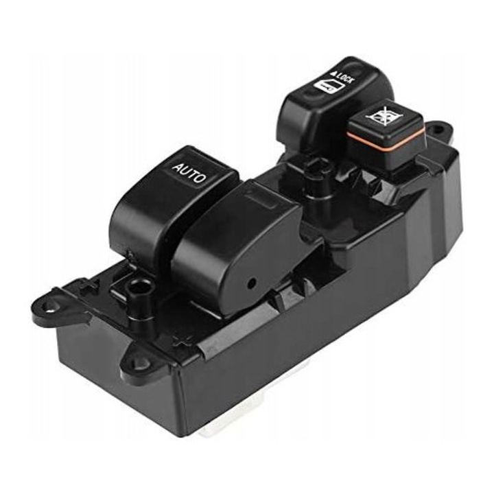 Прекъсвач за електрически стъкла Toyota Hiace/Land Cruiser, лява страна, пластмаса, черен, лесен монтаж