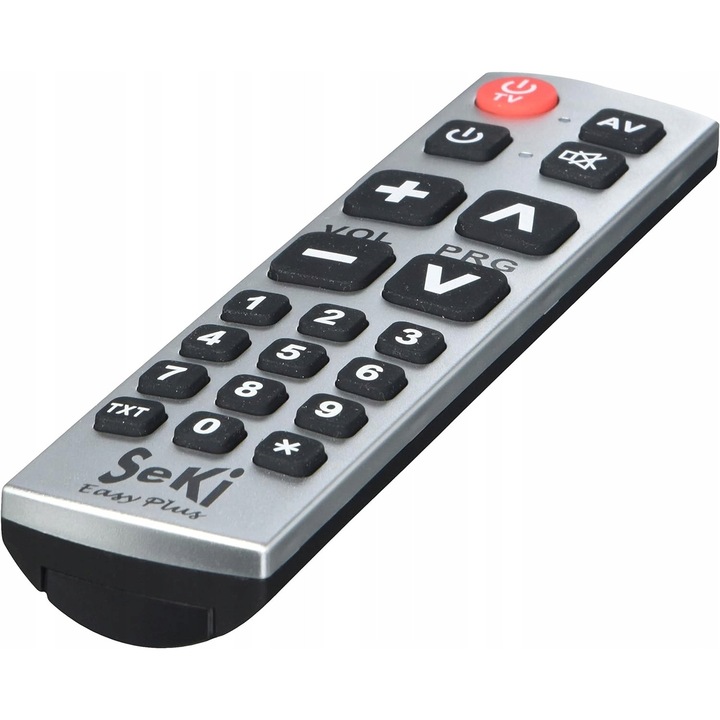 Pilot univerzális SeKi Easy Plus, 20 gombos, infravörös, ezüst/fekete, 190x47mm