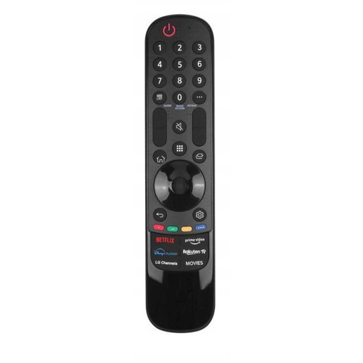 Univerzális TV LCD távirányító AN-MR21GA, teljes funkcionalitású, ergonomikus, fekete színű
