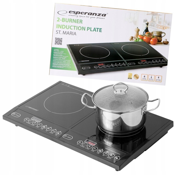 Преносим електрически котлон с 2 котлона